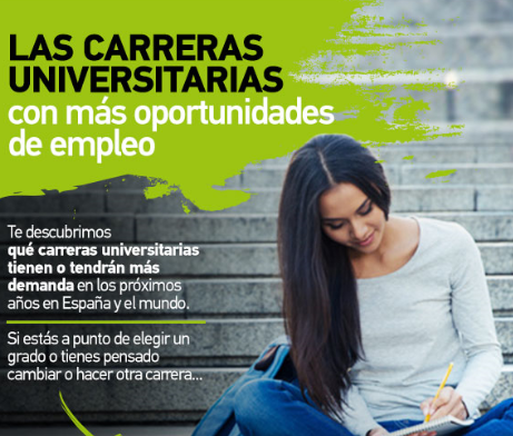 Las carreras universitarias con mayor oportunidad de empleo en los próximos años